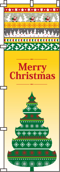 MerryChristmasのぼり旗(60×180ｾﾝﾁ)_0180067IN