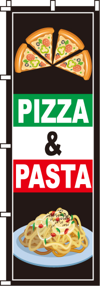 PIZZA&PASTAのぼり旗(60×180ｾﾝﾁ)_0220068IN