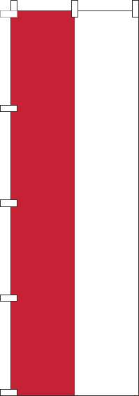 ポーランドのぼり旗国旗(60×180ｾﾝﾁ)_0740038IN