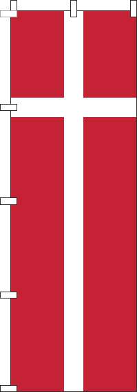 デンマークのぼり旗国旗(60×180ｾﾝﾁ)_0740041IN