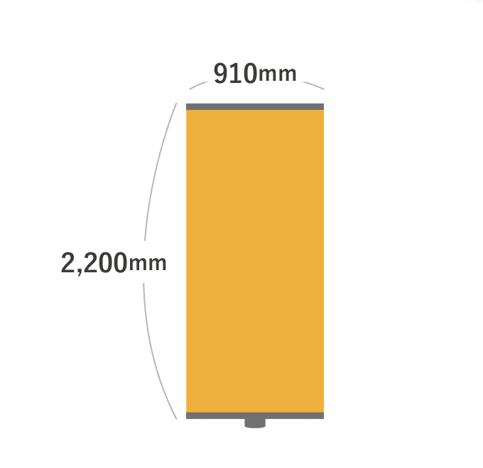 【データ入稿】パーフェクトロールスクリーンバナー850　シルバー（器具付）合成紙