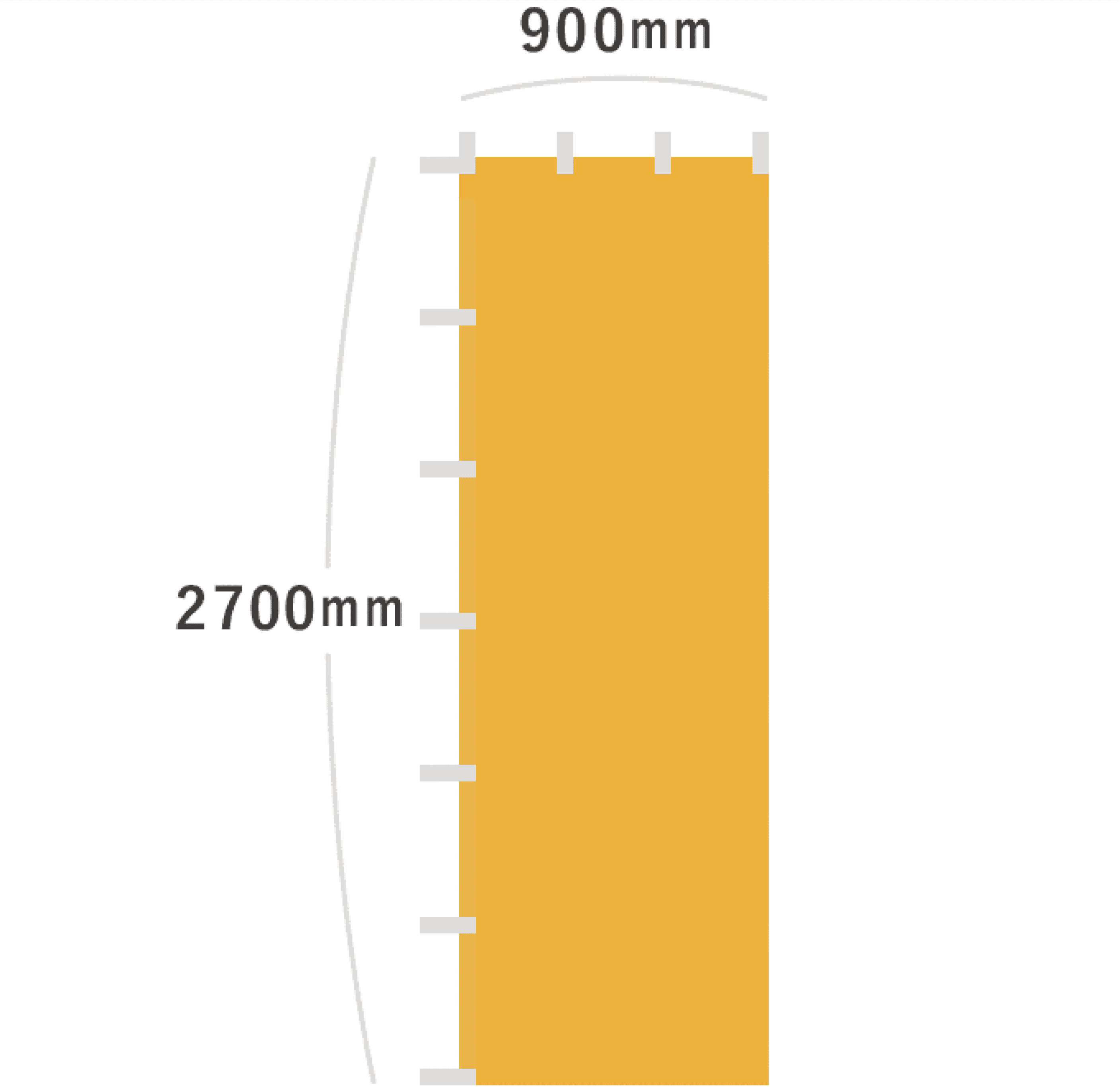 【データ入稿】オリジナルジャンボのぼり（W900mm×H2700mm）